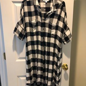 DownEast buffalo check plaid dress